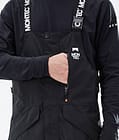 Montec Fawk 2021 Kalhoty na Snowboard Pánské Black/Light Grey/Black, Obrázek 5 z 6