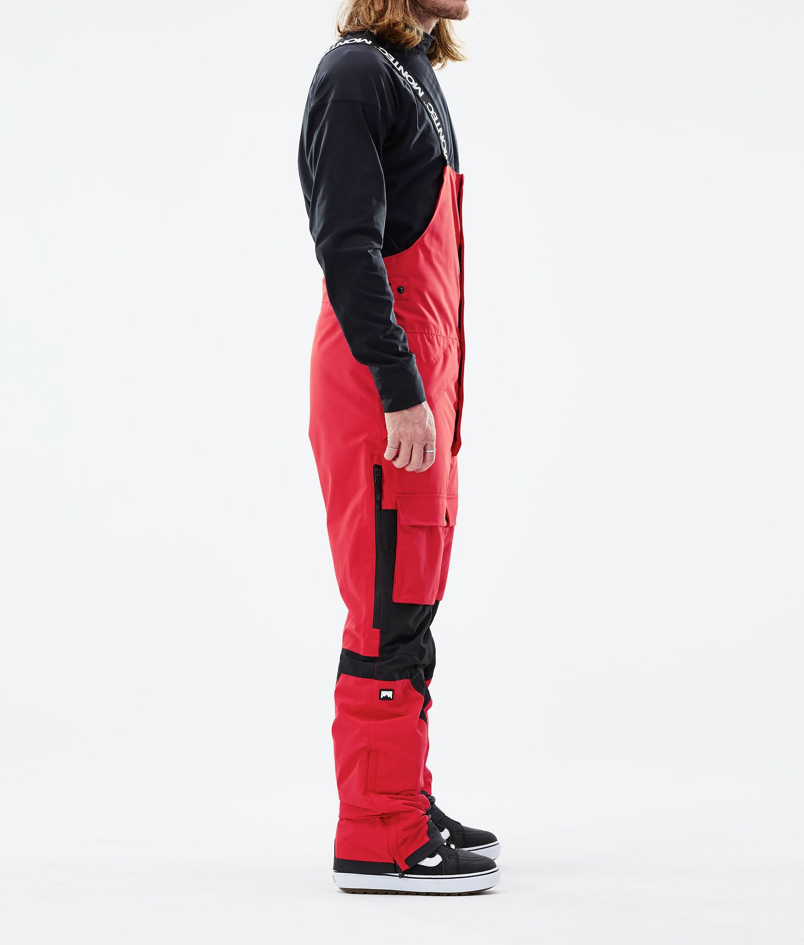 Montec Fawk 2021 Kalhoty na Snowboard Pánské Red/Black, Obrázek 2 z 6