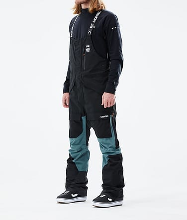 Montec Fawk 2021 Kalhoty na Snowboard Pánské Black/Atlantic