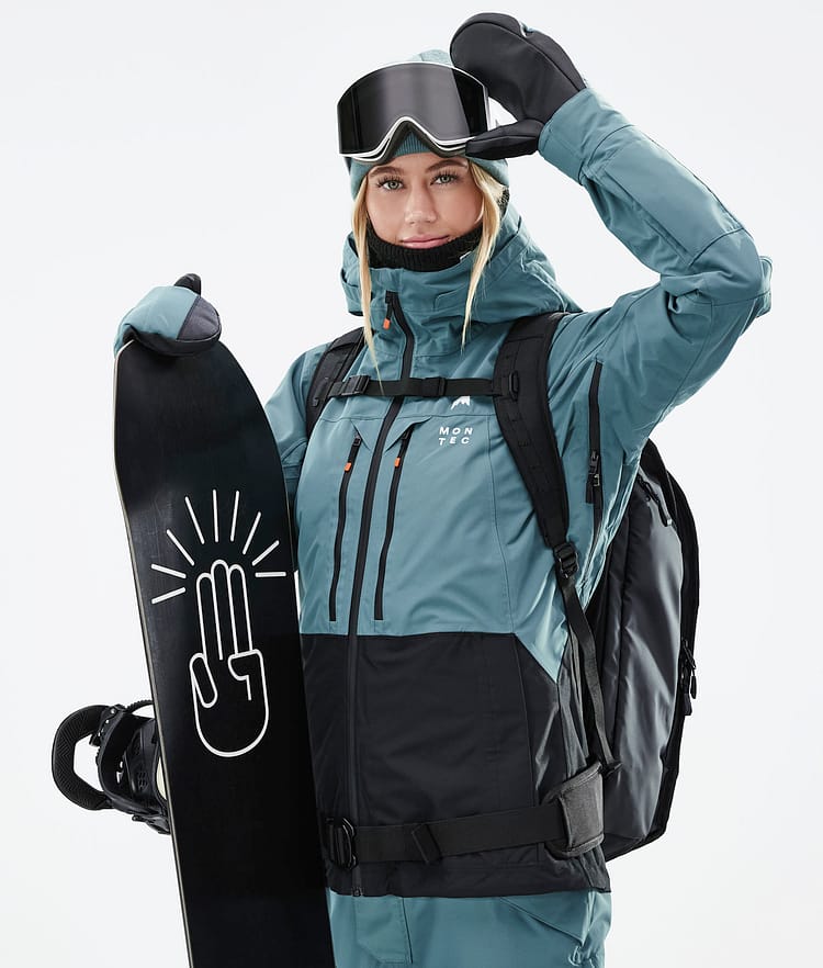 Montec Moss W 2021 Bunda na Snowboard Dámské Atlantic/Black, Obrázek 4 z 12