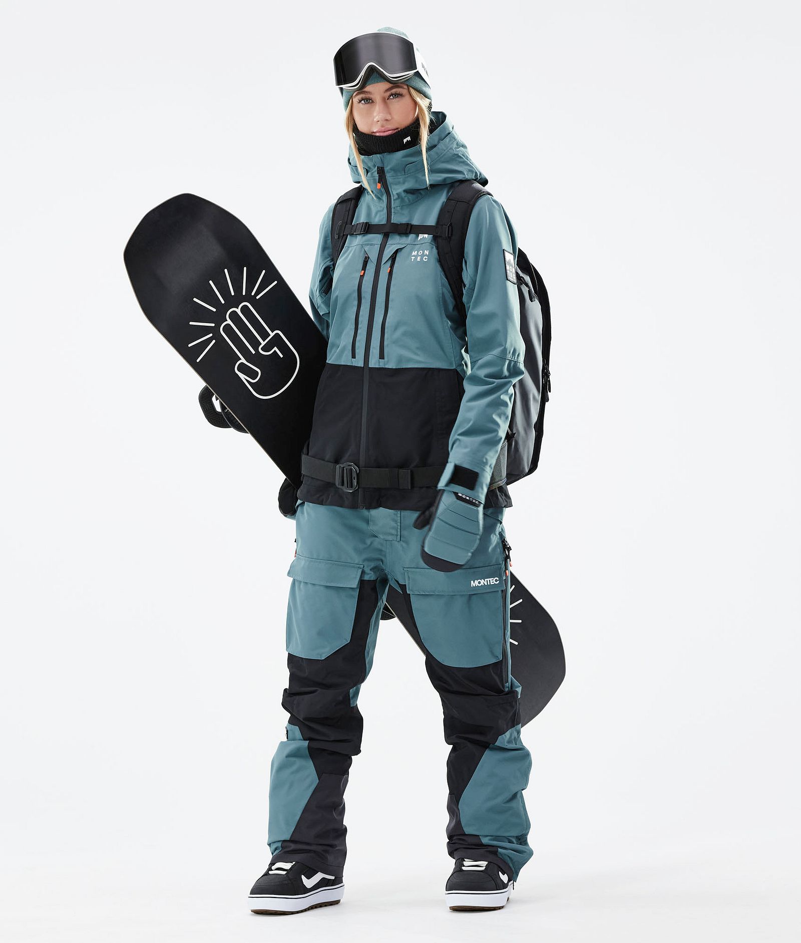 Montec Moss W 2021 Bunda na Snowboard Dámské Atlantic/Black, Obrázek 5 z 12