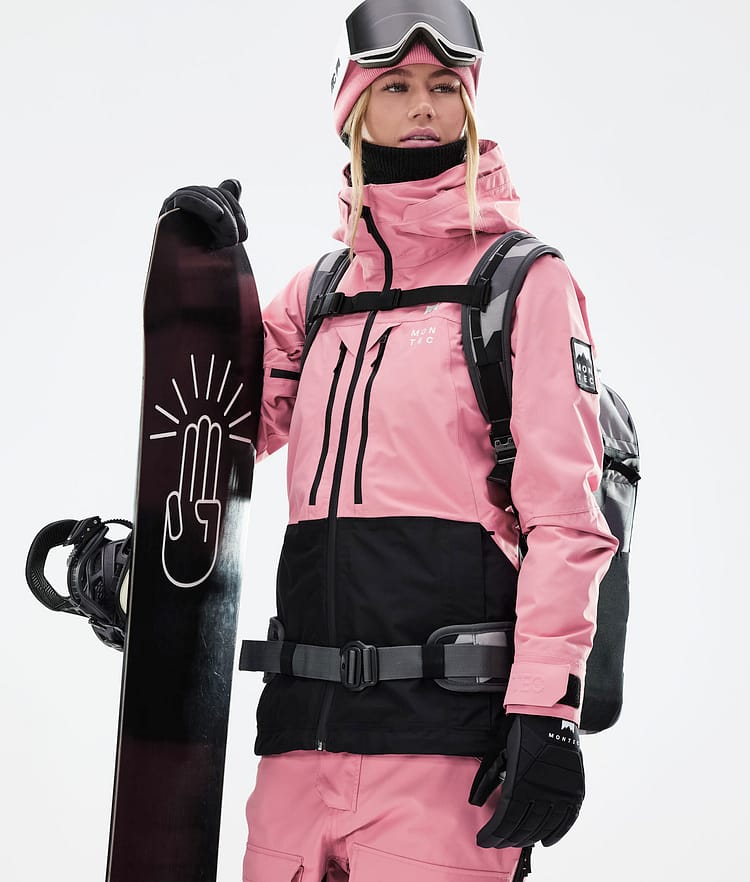 Montec Moss W 2021 Kurtka Snowboardowa Kobiety Pink/Black, Zdjęcie 4 z 12