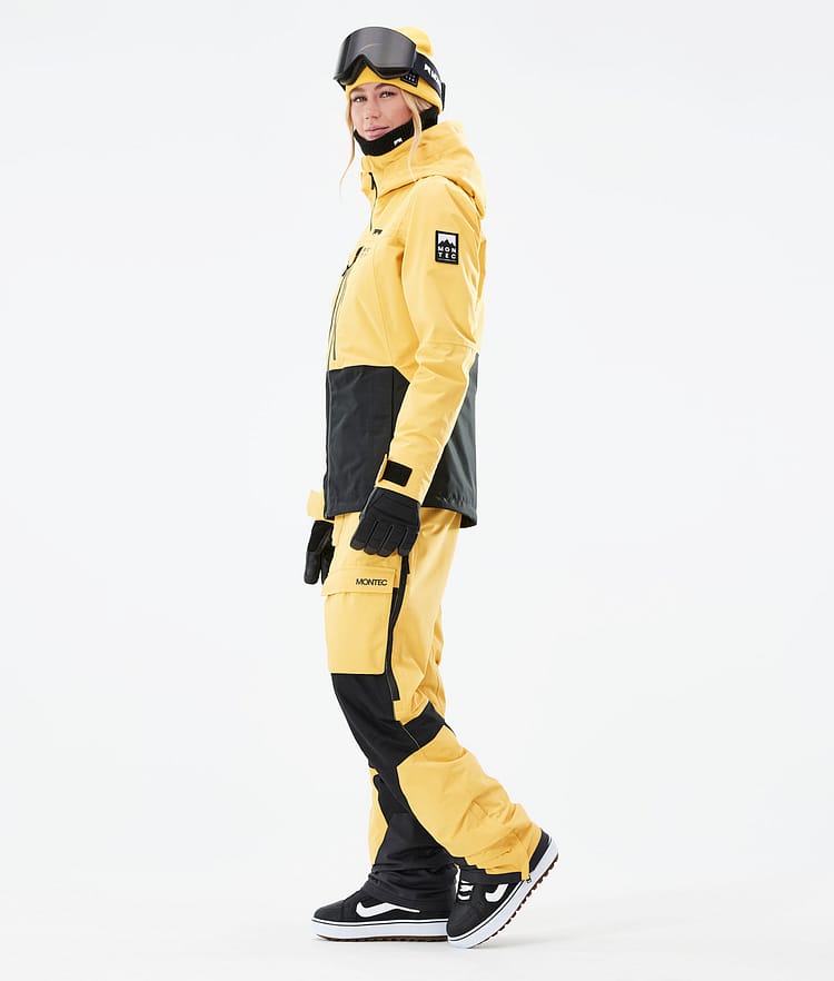 Montec Moss W 2021 Kurtka Snowboardowa Kobiety Yellow/Black, Zdjęcie 6 z 12