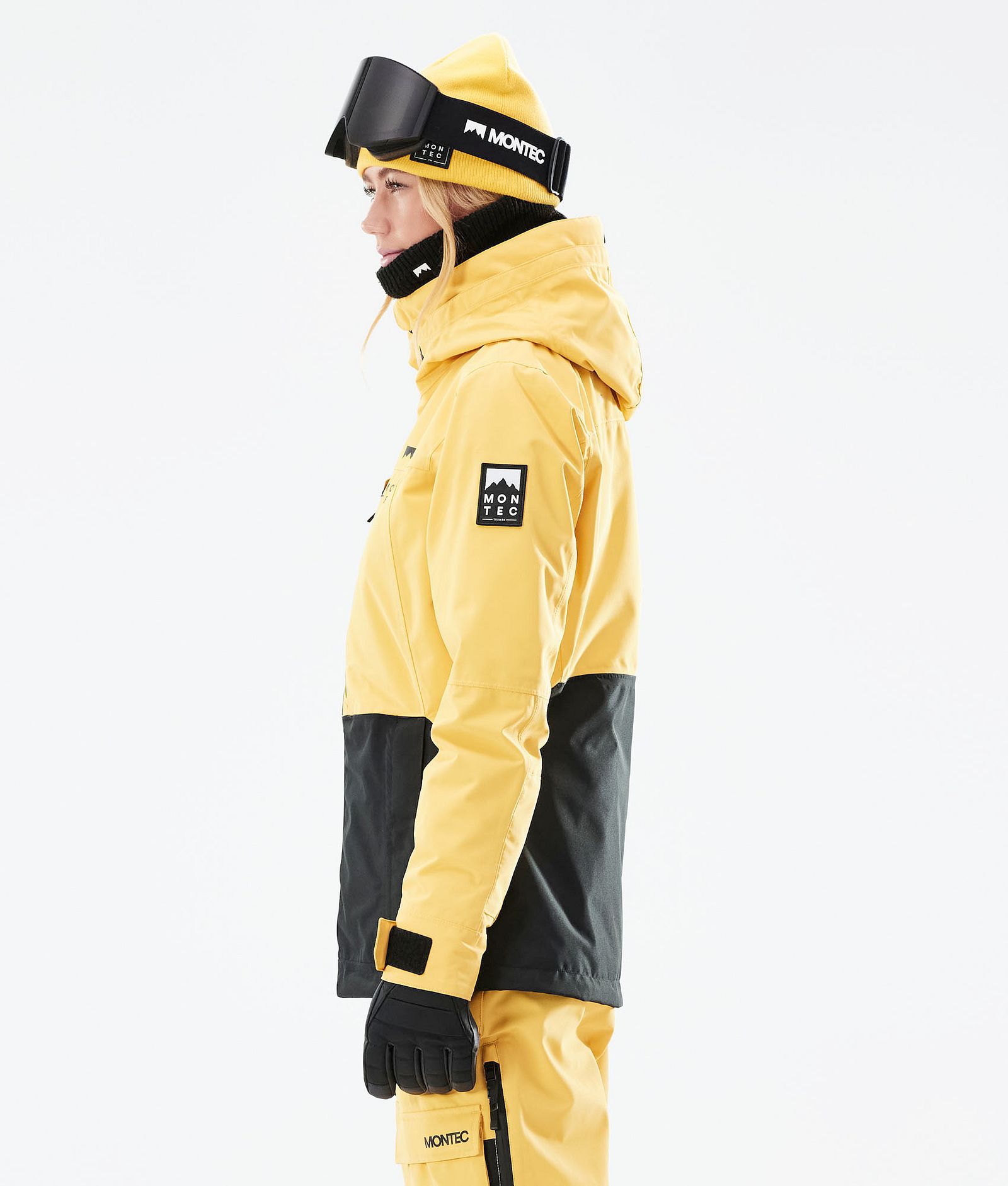 Montec Moss W 2021 Kurtka Snowboardowa Kobiety Yellow/Black, Zdjęcie 8 z 12