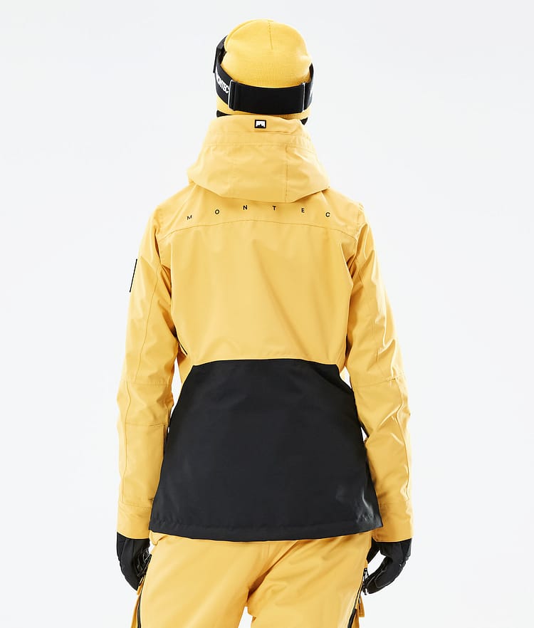 Montec Moss W 2021 Kurtka Snowboardowa Kobiety Yellow/Black, Zdjęcie 9 z 12