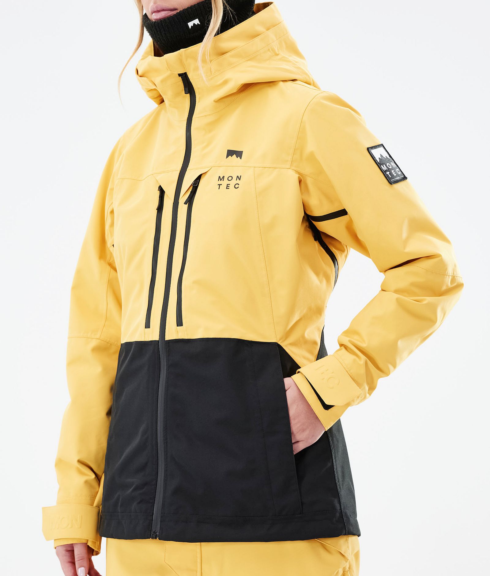 Montec Moss W 2021 Kurtka Snowboardowa Kobiety Yellow/Black, Zdjęcie 10 z 12