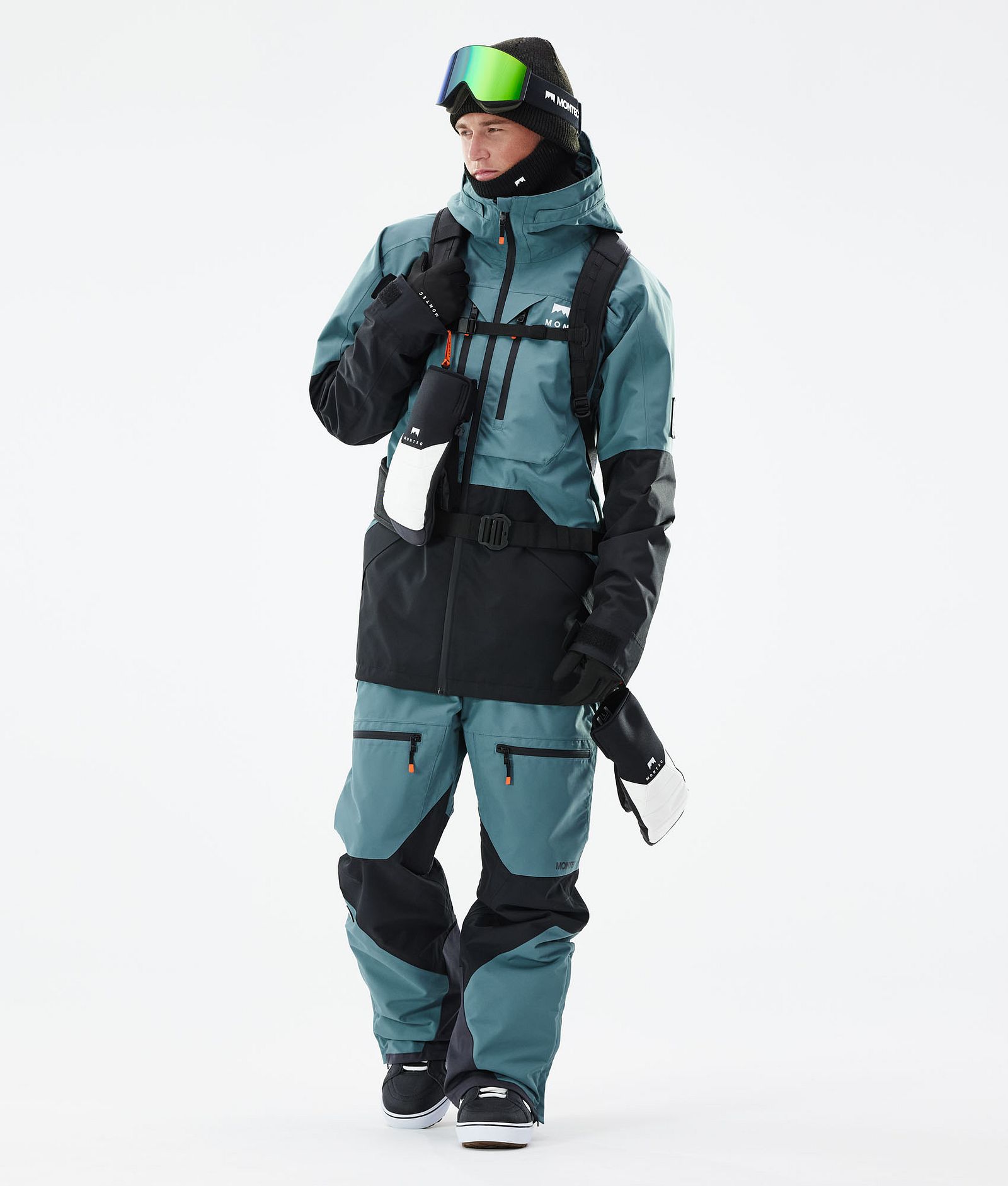 Montec Moss 2021 Kurtka Snowboardowa Mężczyźni Atlantic/Black, Zdjęcie 4 z 11