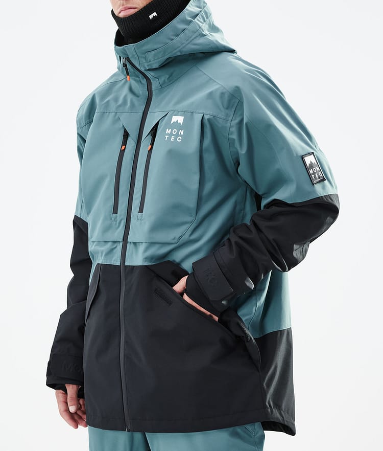 Montec Moss 2021 Kurtka Snowboardowa Mężczyźni Atlantic/Black, Zdjęcie 9 z 11