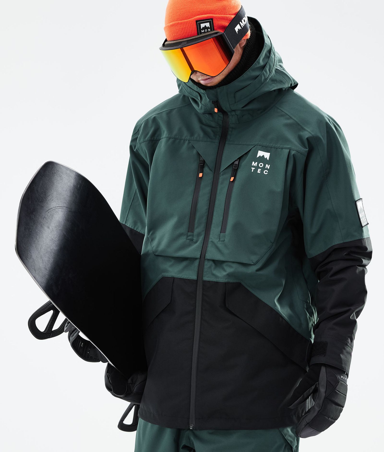 Montec Moss 2021 Kurtka Snowboardowa Mężczyźni Dark Atlantic/Black, Zdjęcie 3 z 12