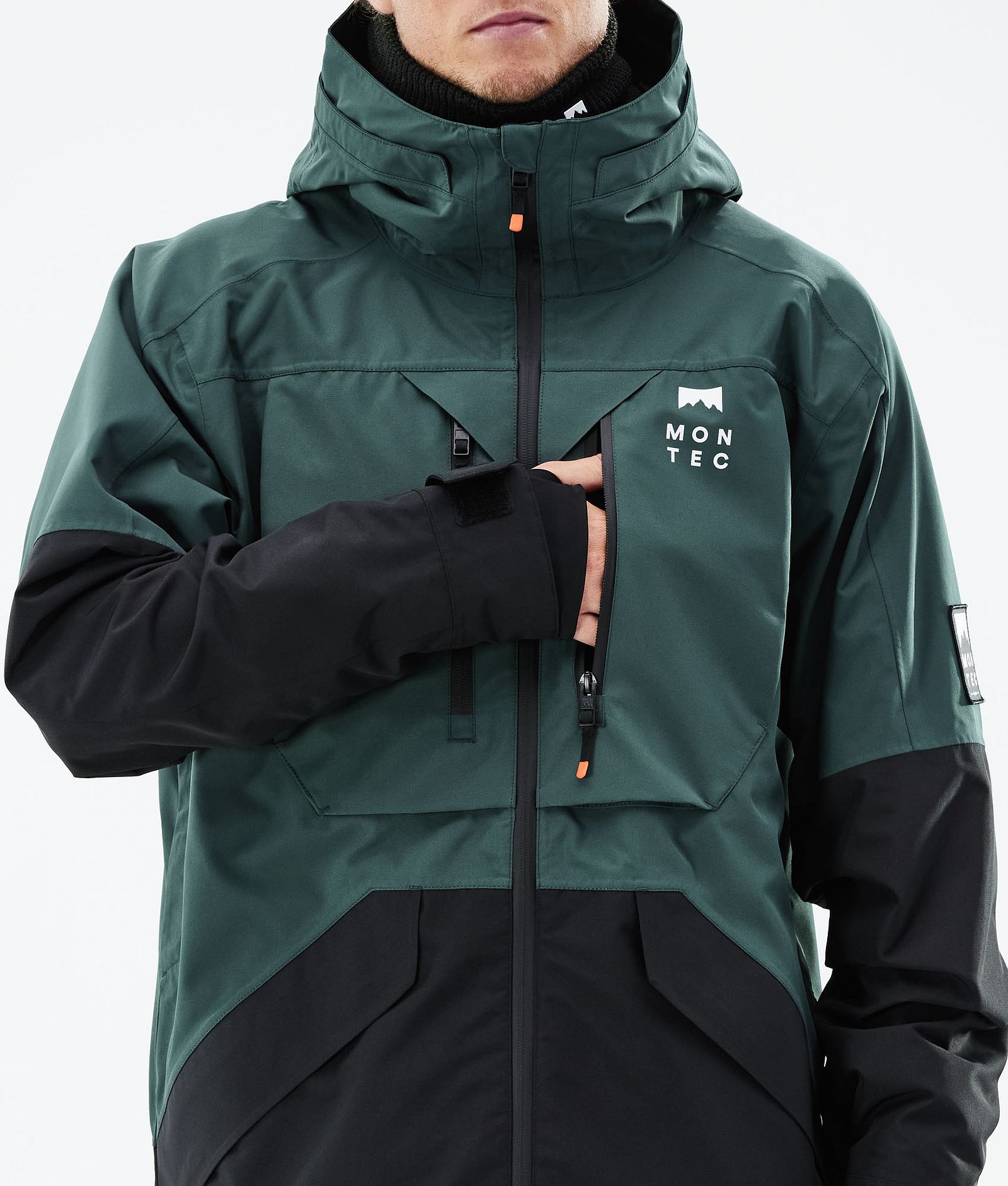 Montec Moss 2021 Kurtka Snowboardowa Mężczyźni Dark Atlantic/Black, Zdjęcie 11 z 12