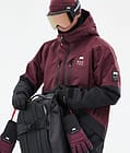 Montec Moss 2021 Kurtka Snowboardowa Mężczyźni Burgundy/Black, Zdjęcie 5 z 13