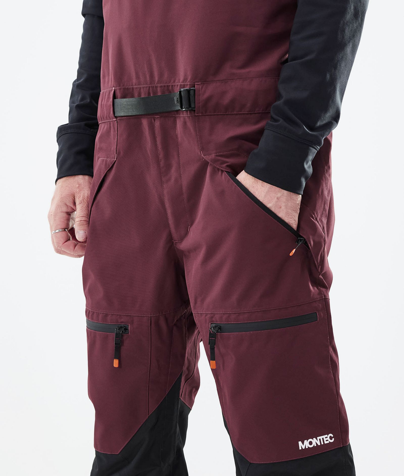 Montec Moss 2021 Kalhoty na Snowboard Pánské Burgundy/Black, Obrázek 4 z 6