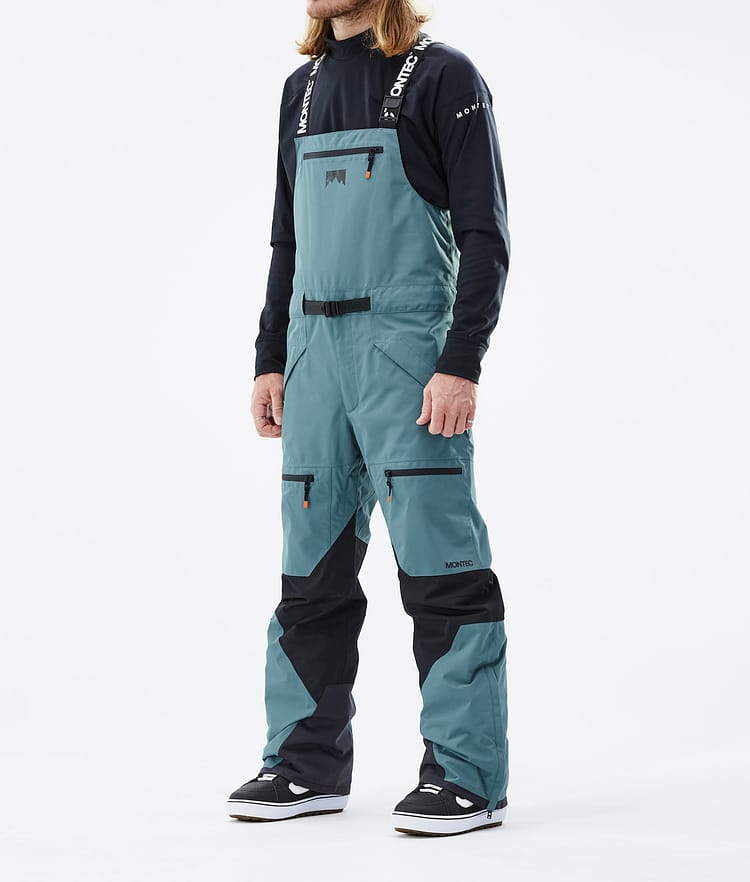 Montec Moss 21 Spodnie Snowboardowe Mężczyźni Atlantic/Black, Zdjęcie 1 z 6