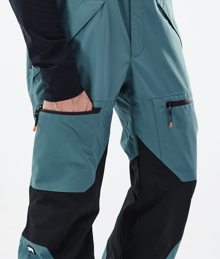 Montec Moss 21 Spodnie Snowboardowe Mężczyźni Atlantic/Black, Zdjęcie 6 z 6