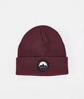 Montec Patch Czapka Beanie Burgundy, Zdjęcie 1 z 3