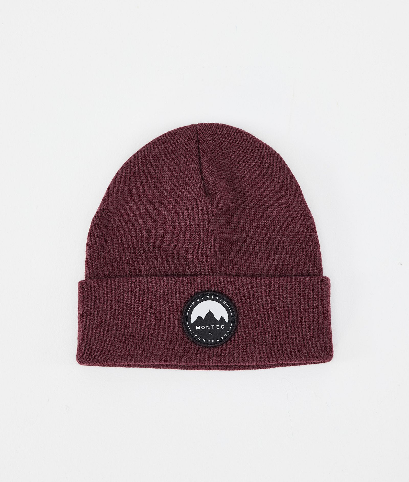 Montec Patch Czapka Beanie Burgundy, Zdjęcie 1 z 3