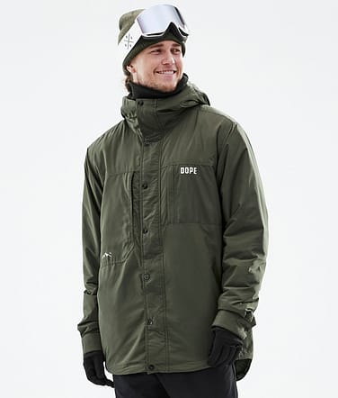 Dope Insulated Bunda střední vrstvy Pánské Olive Green