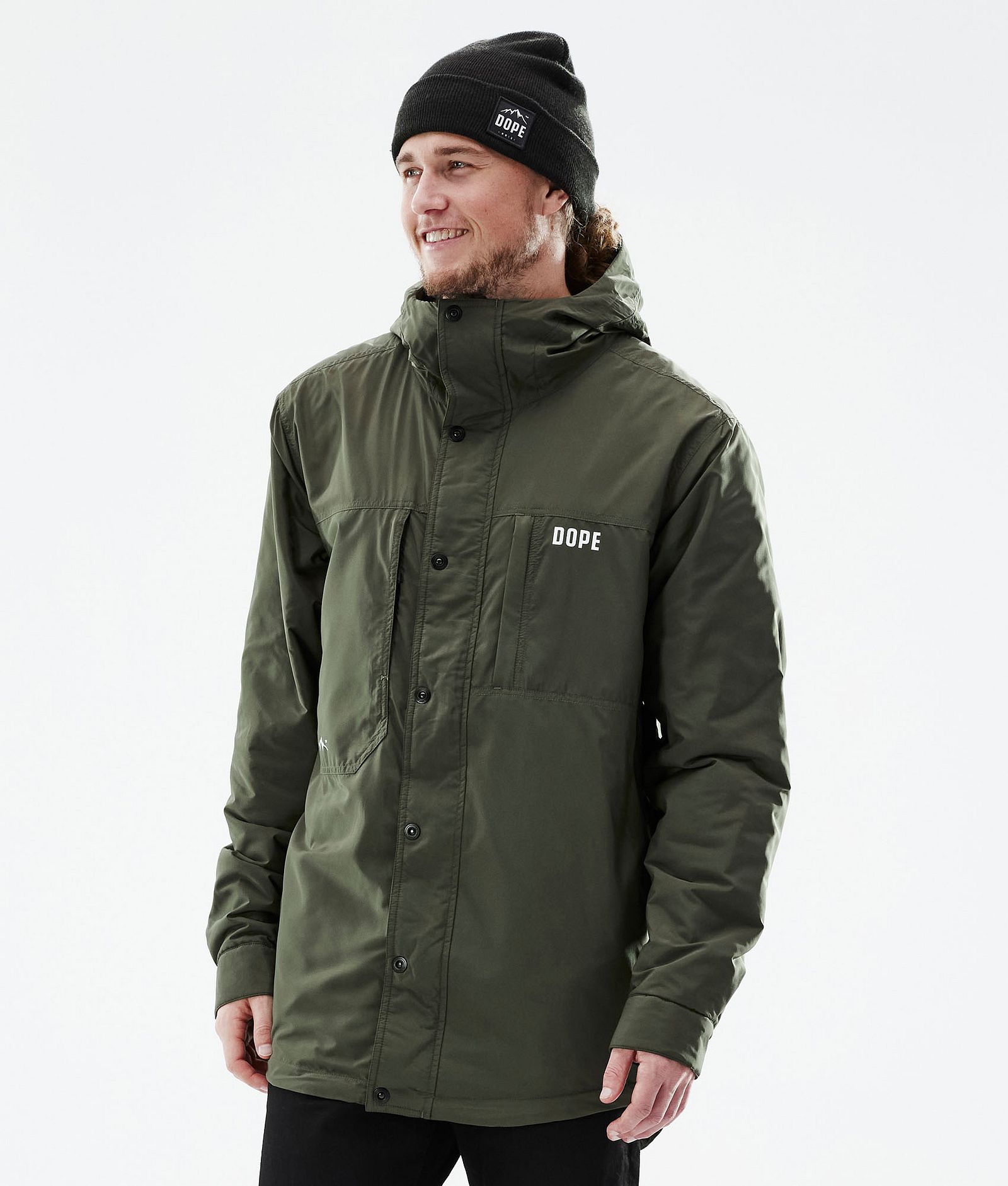 Dope Insulated Bunda střední vrstvy Outdoor Pánské Olive Green, Obrázek 1 z 12