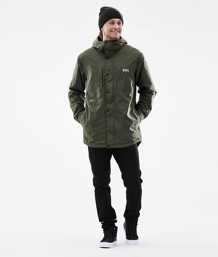 Dope Insulated Bunda střední vrstvy Outdoor Pánské Olive Green, Obrázek 4 z 12