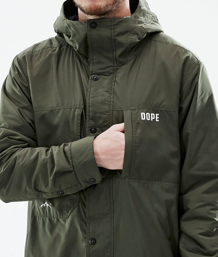 Dope Insulated Bunda střední vrstvy Pánské Olive Green, Obrázek 10 z 12