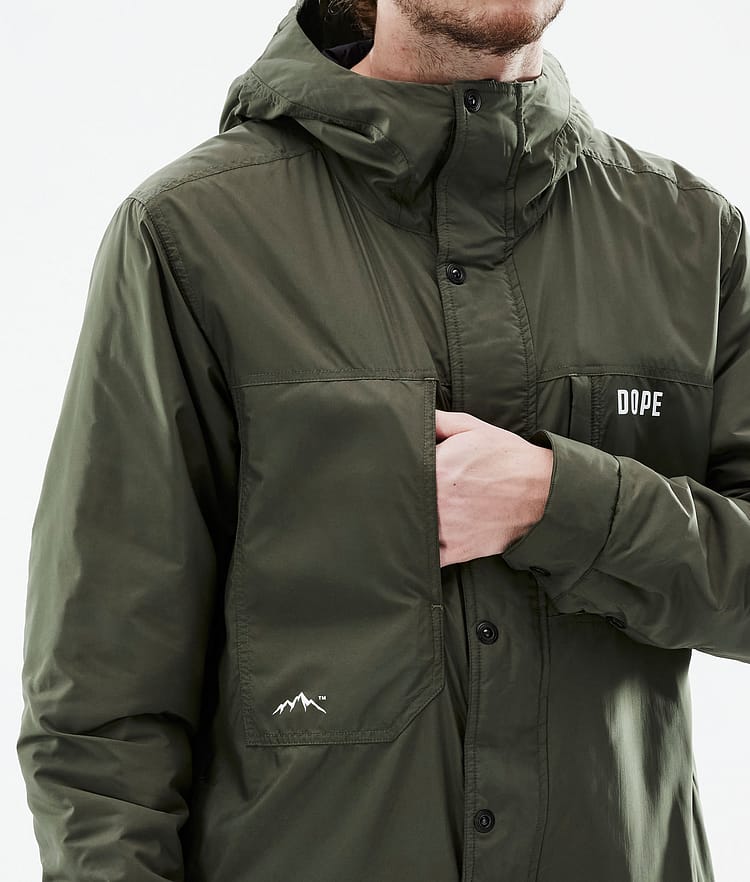 Dope Insulated Bunda střední vrstvy Outdoor Pánské Olive Green, Obrázek 11 z 12