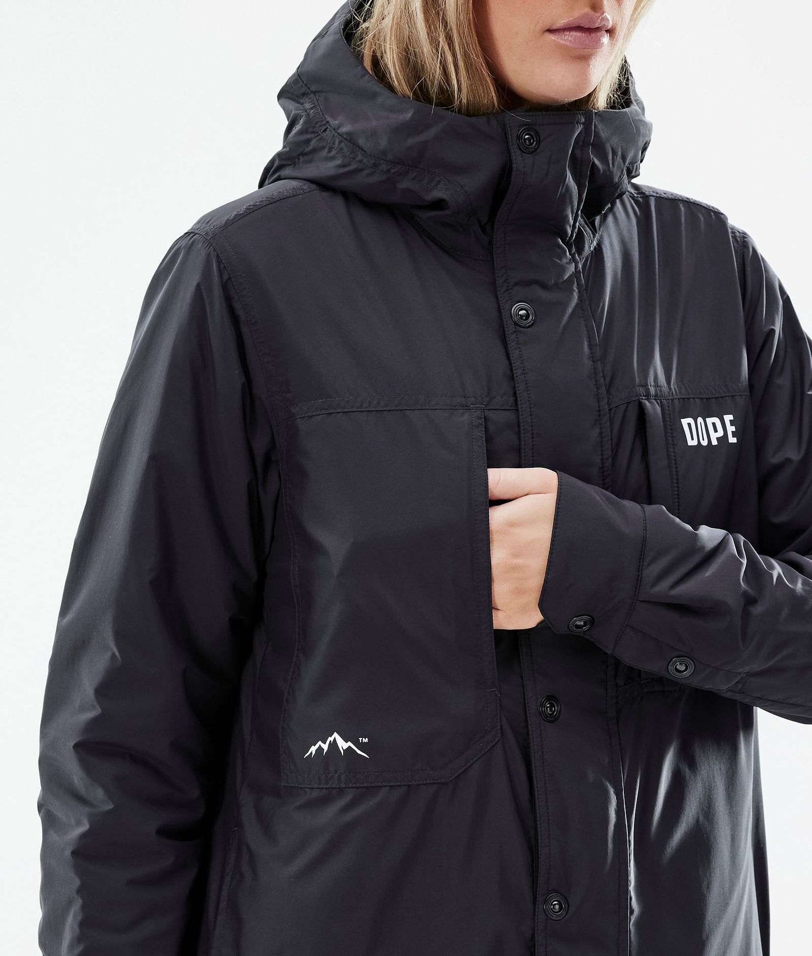 Dope Insulated W Kurtka typu midlayer Outdoor Kobiety Black, Zdjęcie 9 z 10