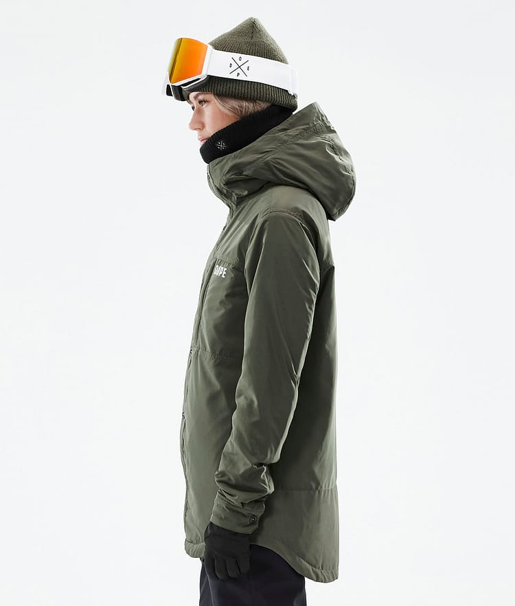 Dope Insulated W Kurtka typu midlayer Kobiety Olive Green, Zdjęcie 7 z 12