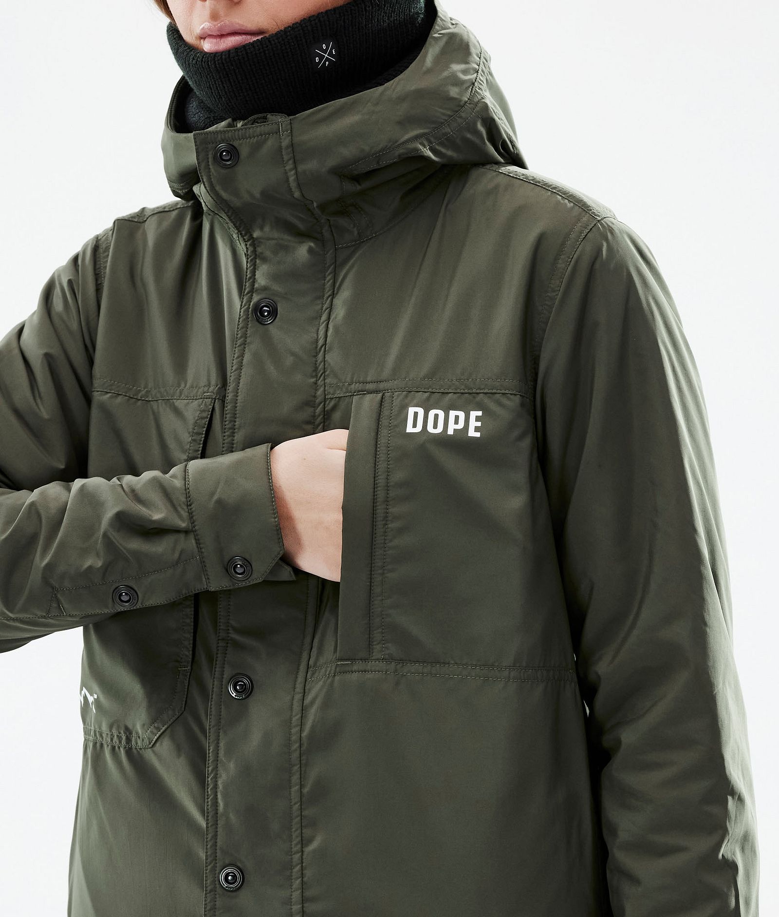 Dope Insulated W Kurtka typu midlayer Kobiety Olive Green, Zdjęcie 10 z 12