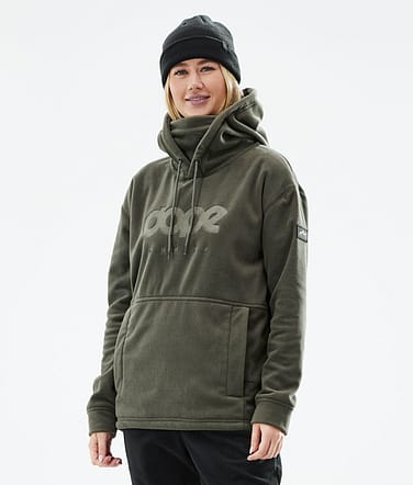 Dope Cozy II W 2021 Bluza Polarowa Kobiety Olive Green