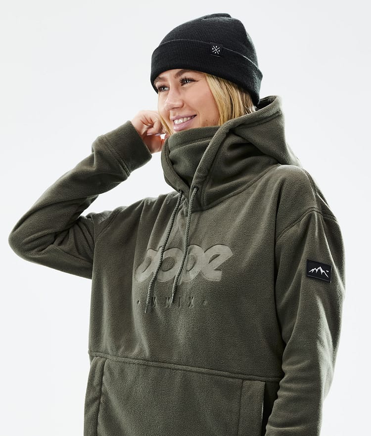 Dope Cozy II W 2021 Bluza Polarowa Kobiety Olive Green, Zdjęcie 2 z 6