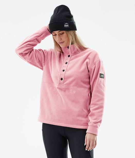 Dope Comfy W 2021 Fleecová Mikina Dámské Pink