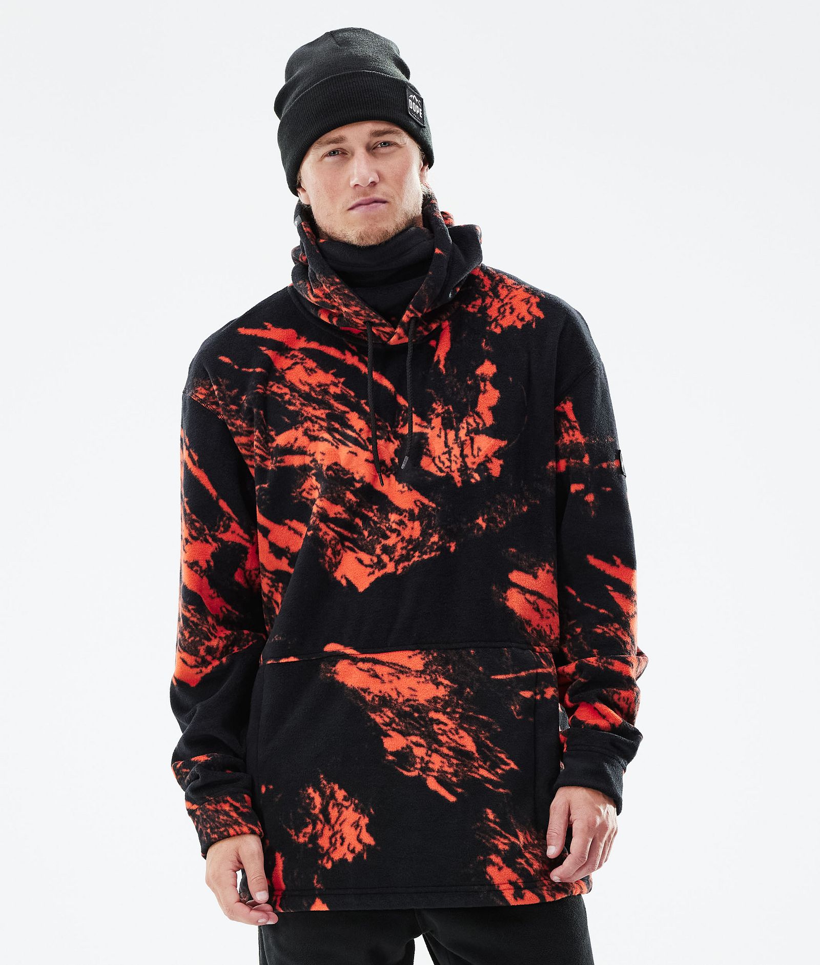 Dope Cozy II 2021 Bluza Polarowa Mężczyźni Paint Orange, Zdjęcie 1 z 7