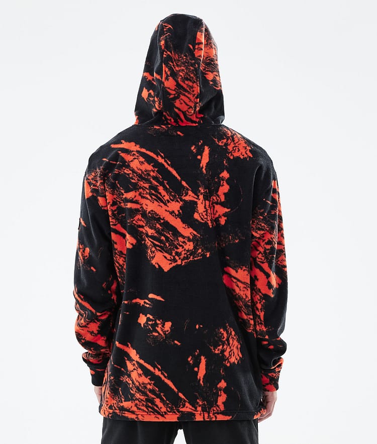 Dope Cozy II 2021 Bluza Polarowa Mężczyźni Paint Orange, Zdjęcie 3 z 7