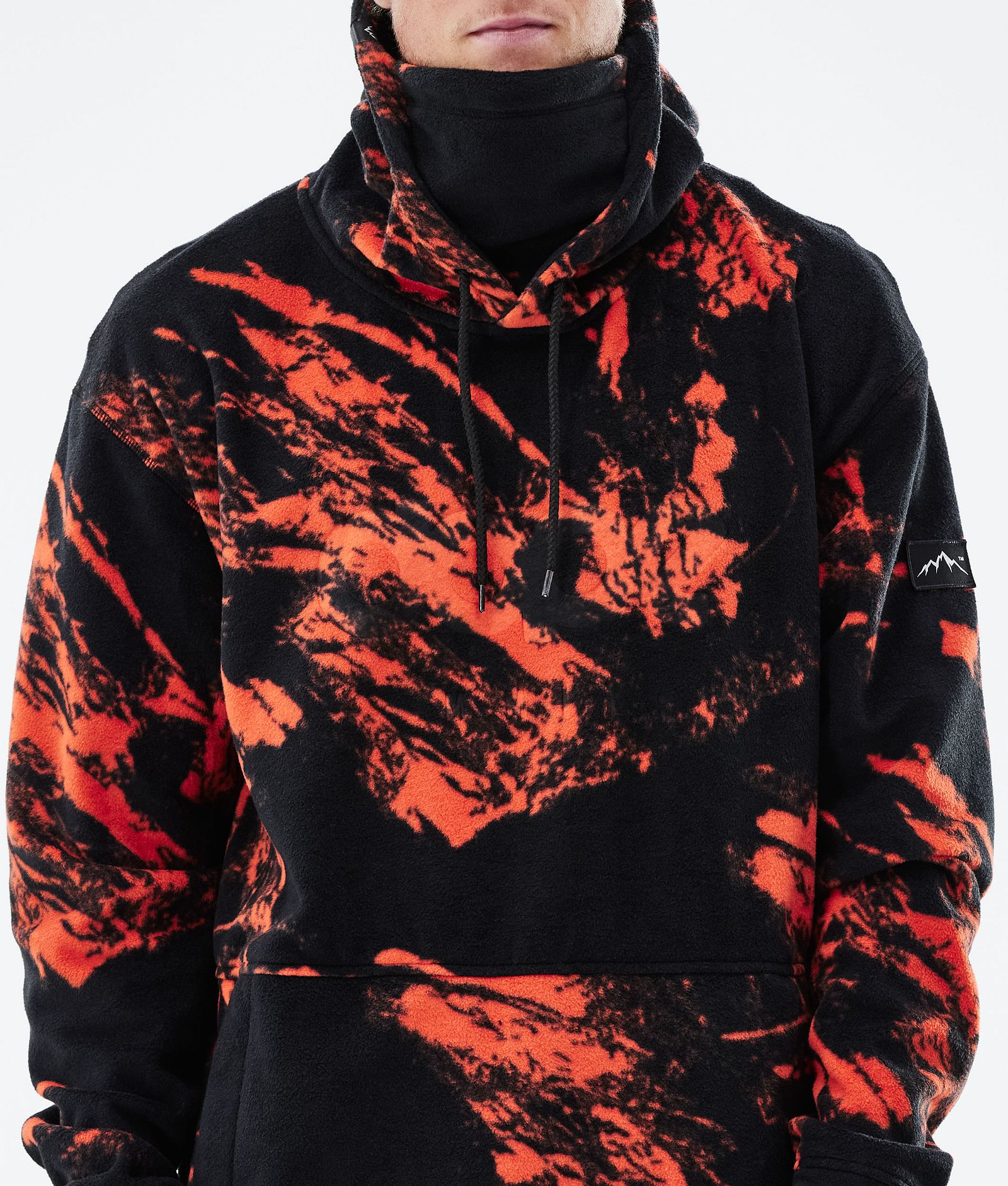 Dope Cozy II 2021 Bluza Polarowa Mężczyźni Paint Orange, Zdjęcie 6 z 7