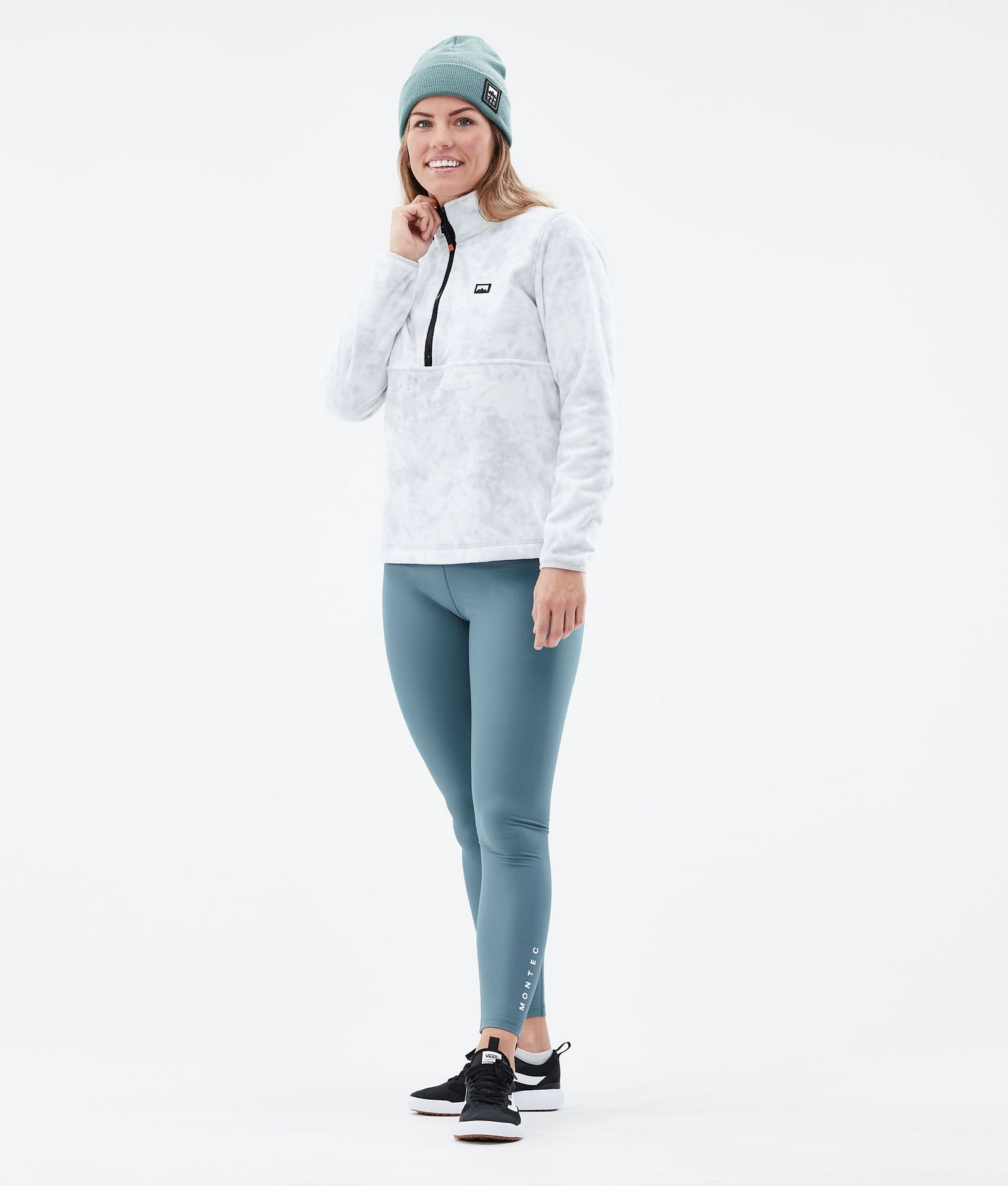 Montec Echo W 2021 Sweter Polarowy Kobiety White Tiedye, Zdjęcie 4 z 6