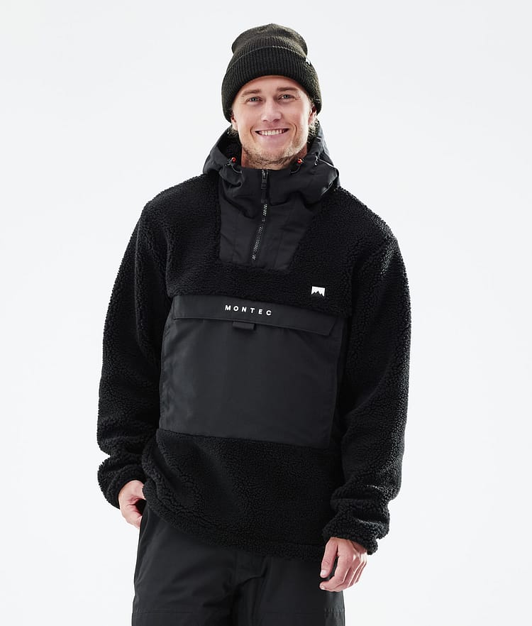 Montec Lima 21 Fleecová Mikina s Kapucí Pánské Black/Phantom, Obrázek 1 z 10