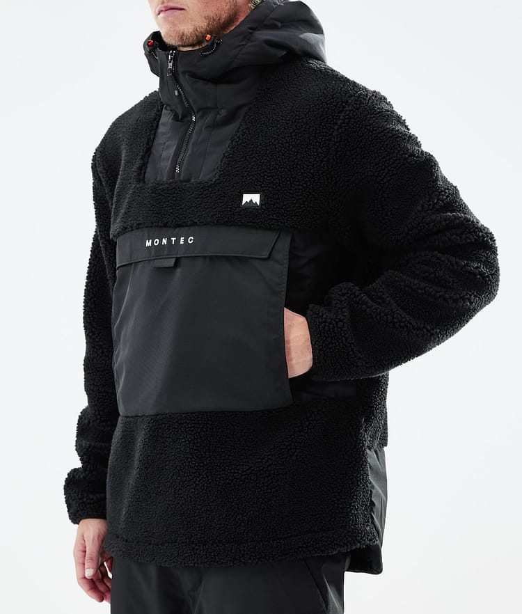 Montec Lima 21 Fleecová Mikina s Kapucí Pánské Black/Phantom, Obrázek 9 z 10