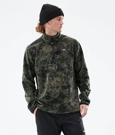 Montec Echo 2021 Sweter Polarowy Mężczyźni Olive Green Tiedye