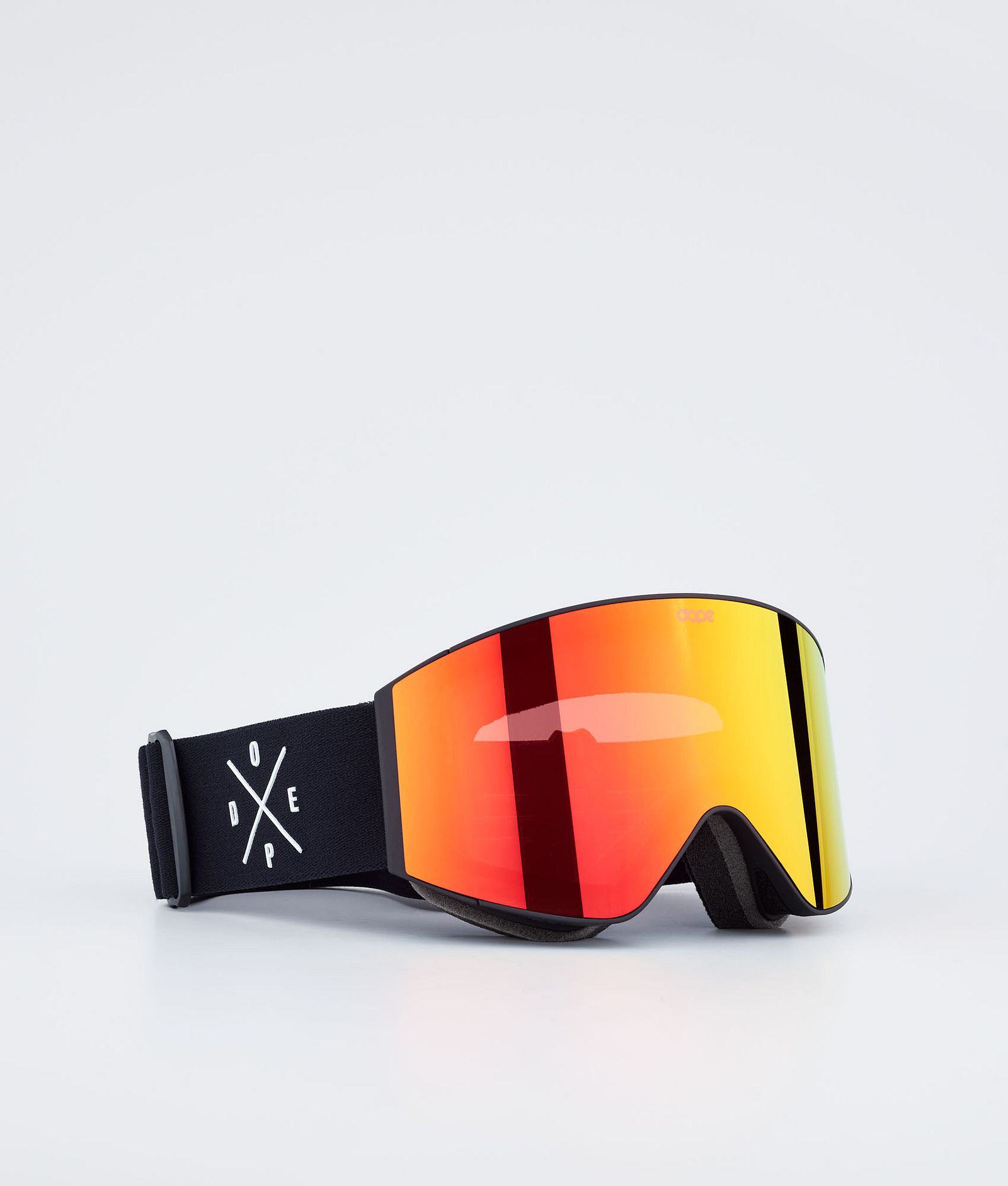 Dope Sight 2021 Ski Goggles Black/Red Mirror, Image 1 of 6