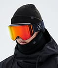 Dope Sight 2021 Ski Goggles Black/Red Mirror, Image 2 of 6