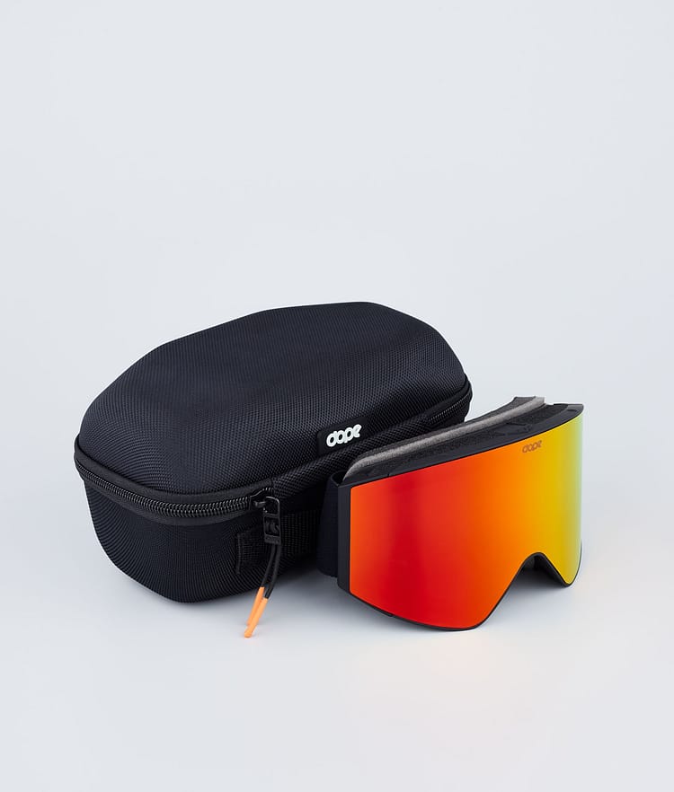 Dope Sight 2021 Ski Goggles Black/Red Mirror, Image 4 of 6