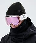 Dope Sight 2021 Ski Goggles White/Pink Mirror, Image 2 of 6