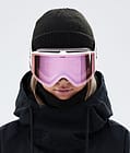 Dope Sight 2021 Ski Goggles White/Pink Mirror, Image 3 of 6