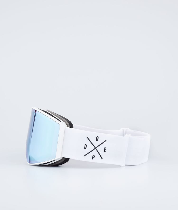 Dope Sight 2021 Ski Goggles White/Blue Mirror, Image 5 of 6