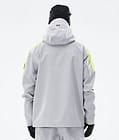 Dope Blizzard LE Snowboard Jacket Men Limited Edition Stripe Light Grey, Image 7 of 9