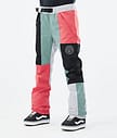 Dope Blizzard LE W Kalhoty na Snowboard Dámské Limited Edition Patchwork Coral