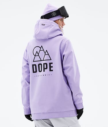 Dope Yeti 2021 Ski Jacket Women Rise Faded Violet