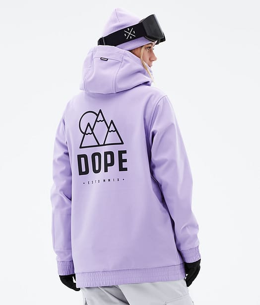 Dope Yeti 2021 Lyžařská Bunda Dámské Faded Violet