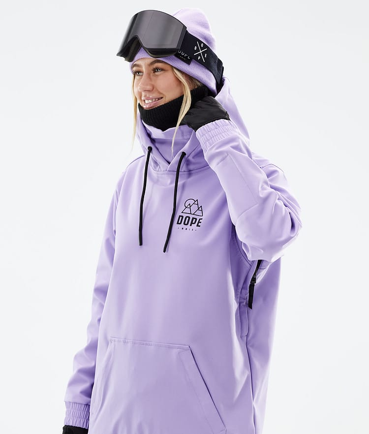 Dope Yeti W 2021 Snowboard Jacket Women Rise Faded Violet, Image 4 of 8