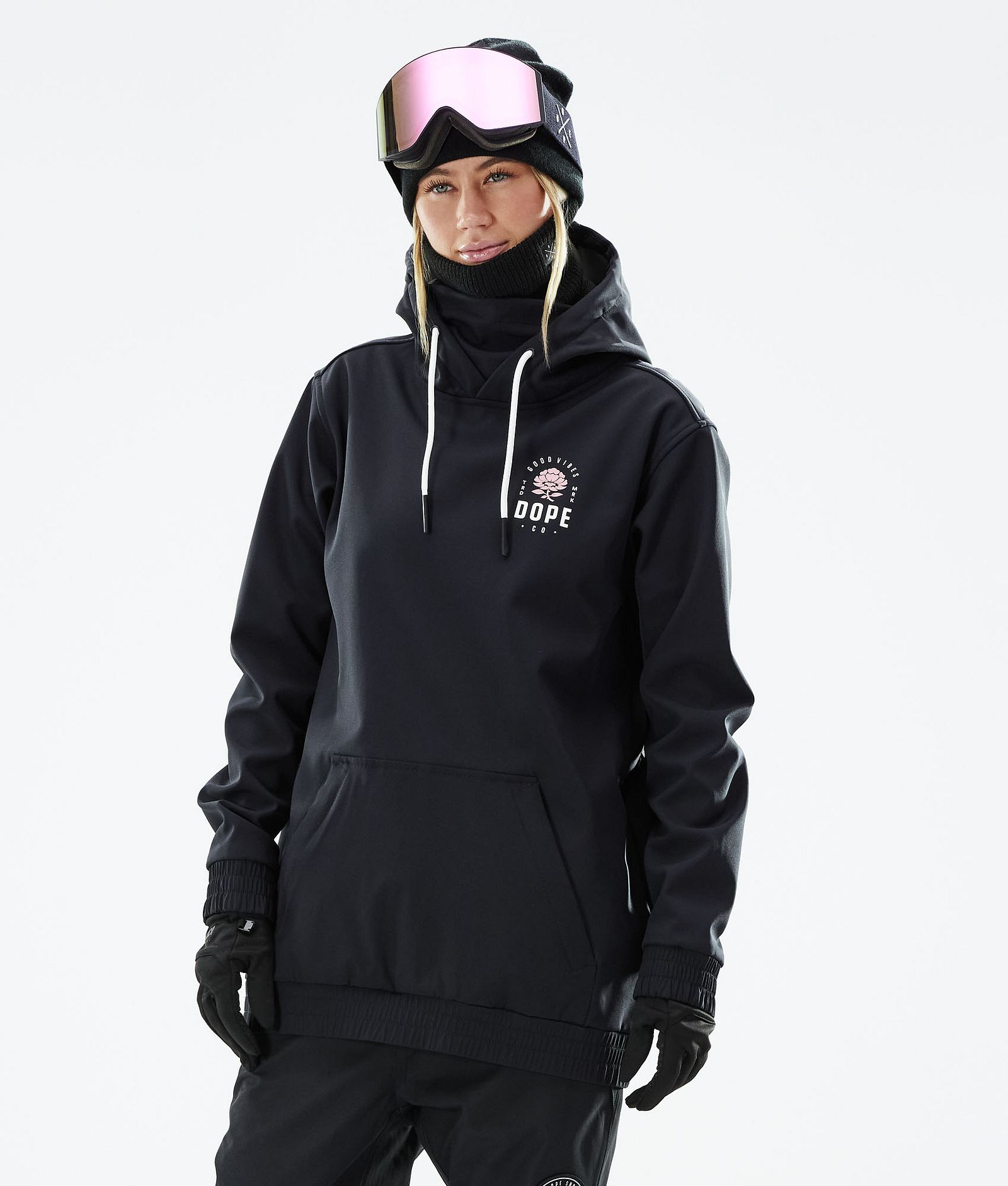 Dope Yeti W 2021 Kurtka Snowboardowa Kobiety Rose Black, Zdjęcie 2 z 8